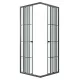 Душевой уголок Niagara Eco NG-1008-14QKL 80x80 см профиль чёрный стекло клетка