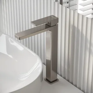 Смеситель для раковины Grossman Style 520.K35.05.120 брашированный никель