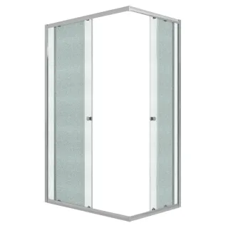 Душевой уголок Niagara Eco NG-1012-14QMT 120x80 см профиль хром матовый стекло матовое