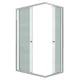 Душевой уголок Niagara Eco NG-1012-14QMT 120x80 см профиль хром матовый стекло матовое