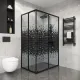Душевой уголок Niagara Eco NG-1012-14QBLACK 120x80 см профиль чёрный стекло мозаика