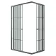 Душевой уголок Niagara Eco NG-1012-14QKL 120x80 см профиль чёрный стекло клетка