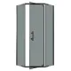 Душевой уголок Niagara Eco NG-1009-14DT 90x90 см профиль чёрный стекло тонированное