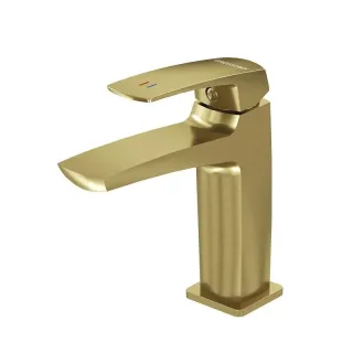 Смеситель для раковины Grossman Mercury 510.K35.10.320 золото матовое