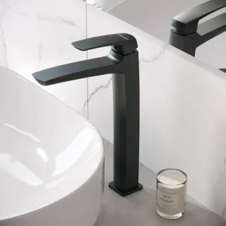 Смеситель для раковины Grossman Mercury 520.K35.10.210 чёрный матовый