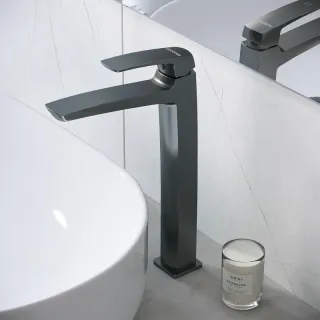 Смеситель для раковины Grossman Mercury 520.K35.10.420 графит матовый