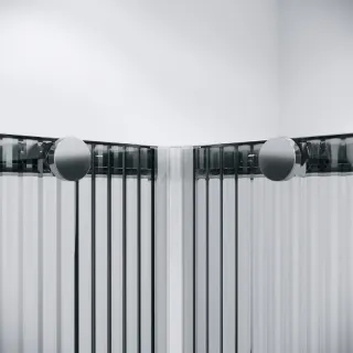 Душевой уголок Niagara Nova NG-4624-34 100x100 см профиль хром стекло рифленое