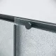Душевая дверь в нишу Niagara Nova NG-34-L13CHGR 130 см профиль графит матовый стекло шиншилла