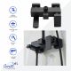 Душевая стойка Ceruttispa Клелия (Clelia) CT12056 чёрный матовый