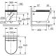 Унитаз с инсталляцией Grohe Bau Ceramic 103849SH00 цвет Альпийский белый с сиденьем Микролифт и клавишей смыва цвет Хром глянцевый