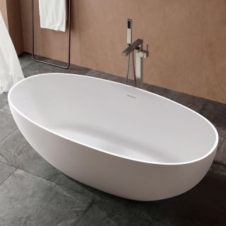 Ванна акриловая Vincea Solid Surface VBT-4S06-1800MW 180х80 см белая