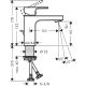 Смеситель Hansgrohe Vernis Shape 71561670 для раковины