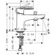 Смеситель Hansgrohe Vivenis Blend 71444000 на борт ванны