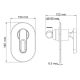 Wasserkraft Kammel 1851 Смеситель для душа Wasserkraft Kammel 1851 Смеситель для душа