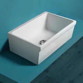 Мойка кухонная Simas Top e lavabi d'Arredo Q500bi 75 см белый