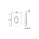 Унитаз с инсталляцией Grohe Rapid SL 102514SH00 цвет Белый с сиденьем Микролифт и клавишей смыва цвет Хром