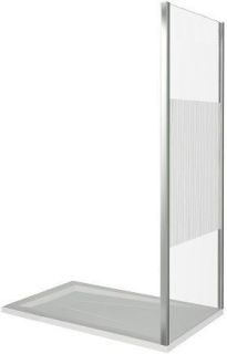 Боковая часть Good Door PANDORA SP-90-T-CH стекло прозрачное с рисунком Тростник Боковая часть Good Door PANDORA SP-90-T-CH стекло прозрачное с рисунком Тростник