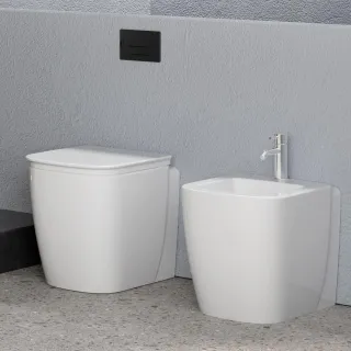 Унитаз  Black & White 7777WX белый