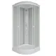 Душевая кабина Niagara Promo P80/13/MT 80x80 см профиль белый стекло матовое