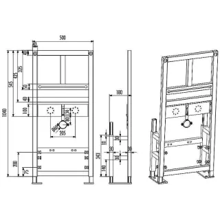 Инсталляция для раковины Creavit GLM100.00
