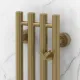 Полотенцесушитель водяной Сунержа Кантата Pro 32-0446-1215 120x20 см, золотой шелк, лесенка