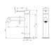 Смеситель для раковины Wonzon & Woghand WW-H1063-MW белый матовый