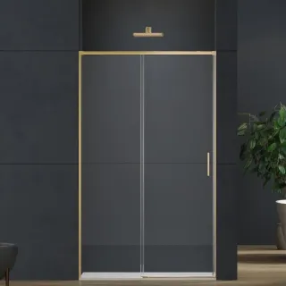 Душевая дверь Vincea Soft 2 VDS-3SO2140CLG 140 см стекло прозрачное профиль золото брашированное