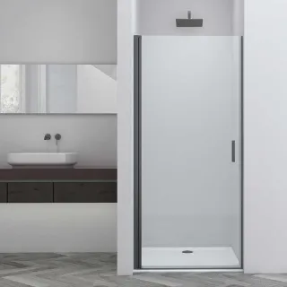 Душевая дверь Vincea Alpha VDP-3AL850CLGM 85 см стекло прозрачное профиль вороненая сталь