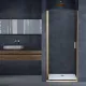 Душевая дверь Vincea Alpha VDP-3AL100CLG 100 см стекло прозрачное профиль золото брашированное