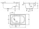 Стальная ванна BLB Europa 120x70 B2SE  без антискользящего покрытия