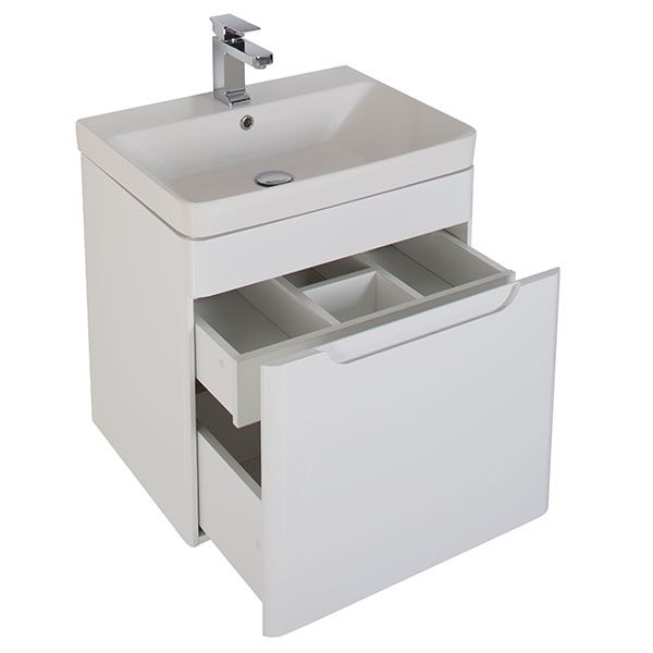 Тумба с раковиной Aquanet София 60 белый (212586)
