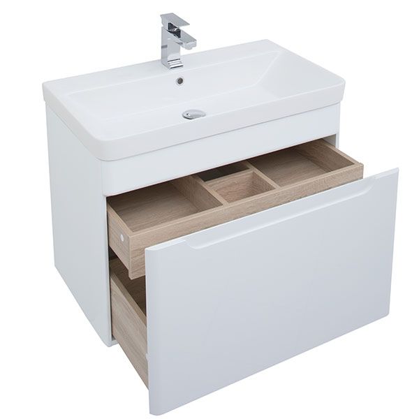 Тумба с раковиной Aquanet София 80 белый (212587)
