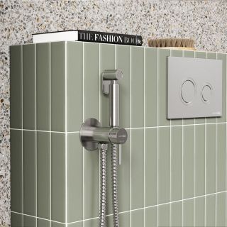 Гигиенический душ со смесителем WasserKRAFT A70338 никель