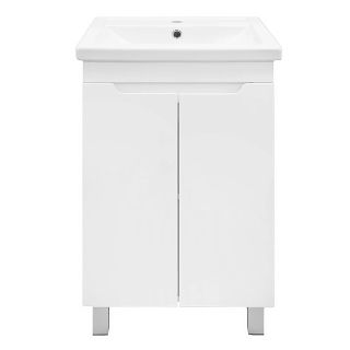 Тумба с раковиной Azario Kantri CS00097247 50 см белый глянец