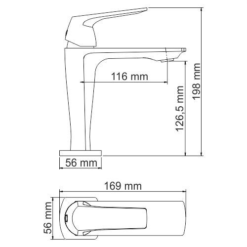 WasserKRAFT Neime 1903 Смеситель для раковины