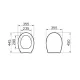 Сиденье для унитаза VitrA Universal (Универсал) 84-003-019 дюропласт с микролифтом
