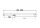 Душевая дверь Vincea Extenza VDP-4EX9010CLG 90-100 см стекло прозрачное профиль золото брашированное