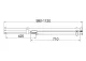 Душевая дверь Vincea Extenza VDP-4EX1011CLGM 100-110 см стекло прозрачное профиль вороненая сталь