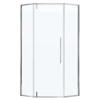 Душевой уголок Vincea Slim-N VSP-4SN900CLBN 90 x 90 см стекло прозрачное профиль никель брашированный