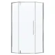 Душевой уголок Vincea Slim-N VSP-4SN900CLBN 90 x 90 см стекло прозрачное профиль никель брашированный