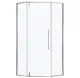 Душевой уголок Vincea Slim-N VSP-4SN100CLBN 100 x 100 см стекло прозрачное профиль никель брашированный