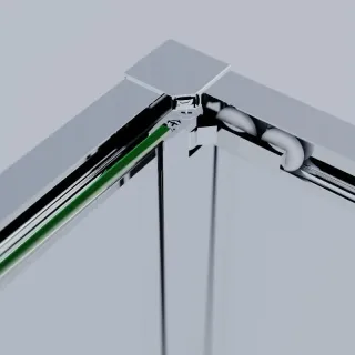 Душевой уголок Vincea  VSRW-3AL9090CL 90 x 90 см стекло прозрачное профиль хром