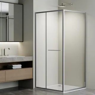 Душевой уголок Vincea  VSRW-3AL9090CL 90 x 90 см стекло прозрачное профиль хром