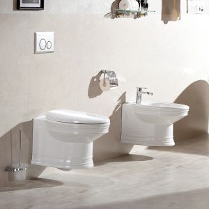 Унитаз CeramaLux Lux Classic 2021 приставной с сиденьем Микролифт
