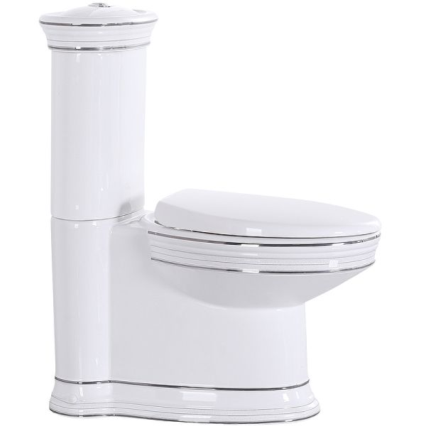 Унитаз CeramaLux Lux Classic 1409 с бачком и сиденьем Микролифт