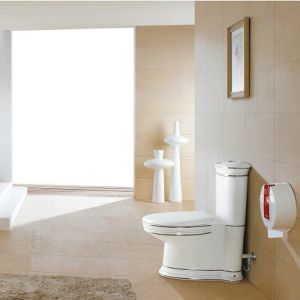 Унитаз CeramaLux Lux Classic 1409 с бачком и сиденьем Микролифт