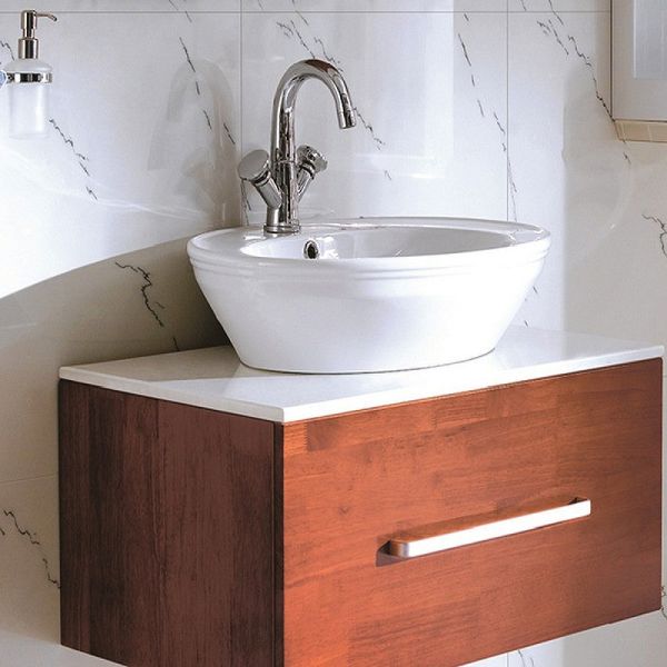 Раковина CeramaLux 2150 белая 60 см