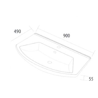 Dreja умывальник Альфа 90