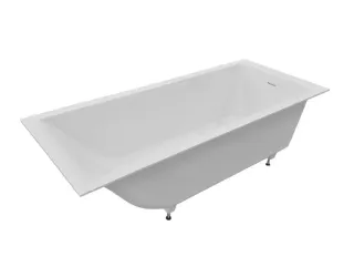 Ванна из искусственного камня Fontana Аура ФР-00018619 170x70 см белый матовый