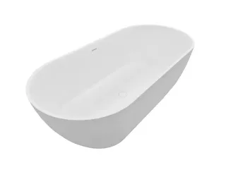 Ванна из искусственного камня Fontana Грейс ФР-00018617 170x75 см белый матовый